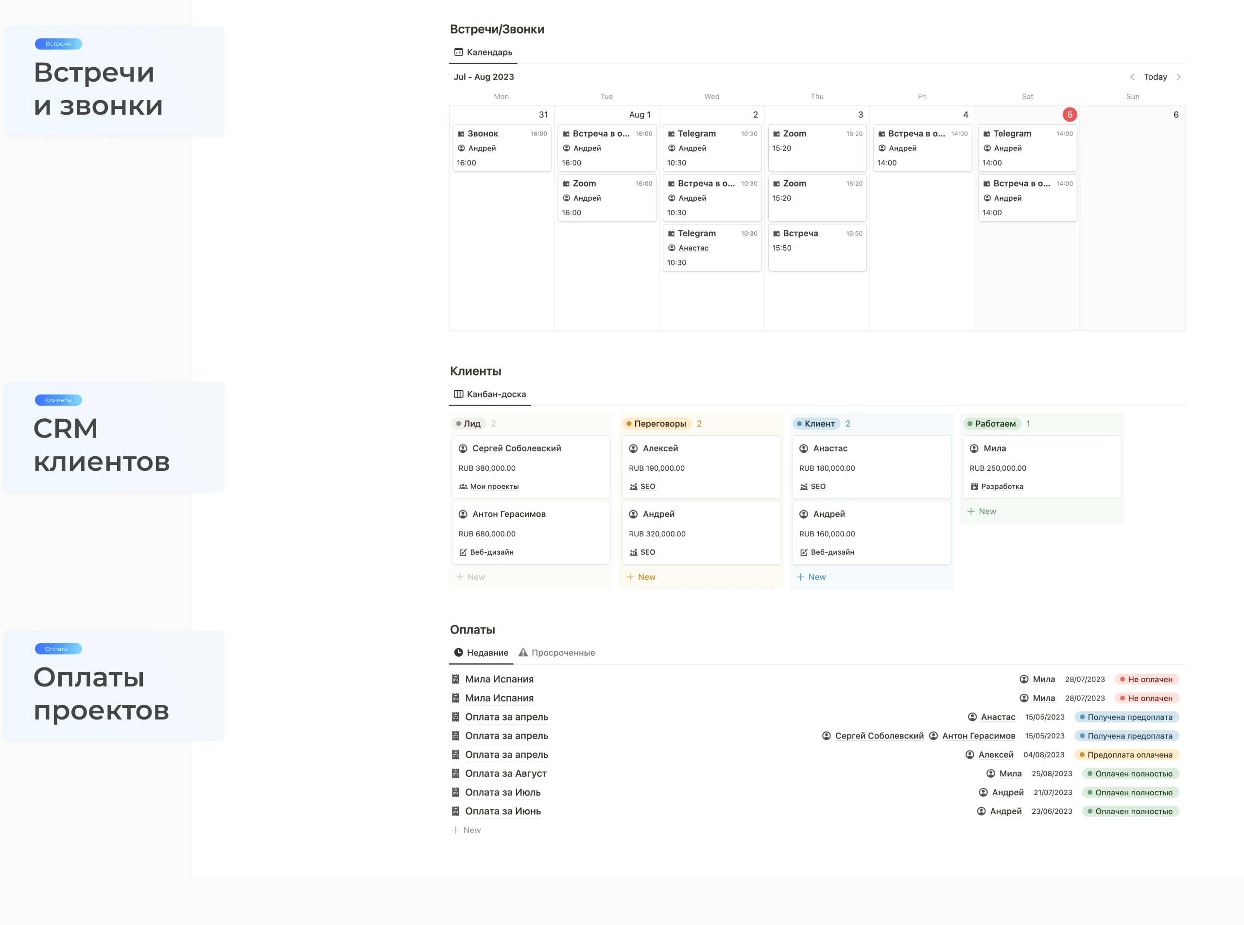 Управление бизнесом в BuildIn - Company OS